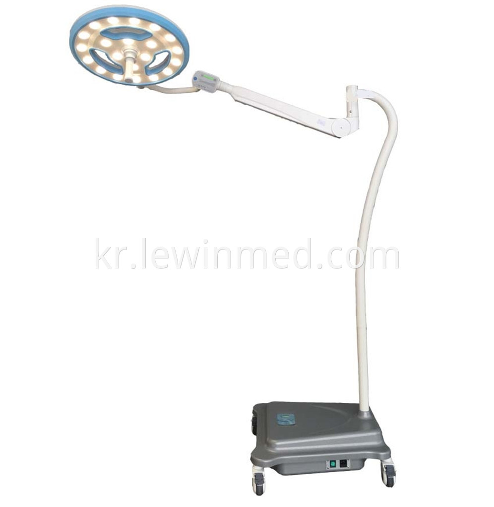 Hollow led lamp with battery